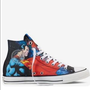 superman converse high tops